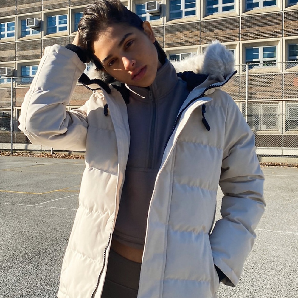 Aritzia TNA The Powder Parka (short)